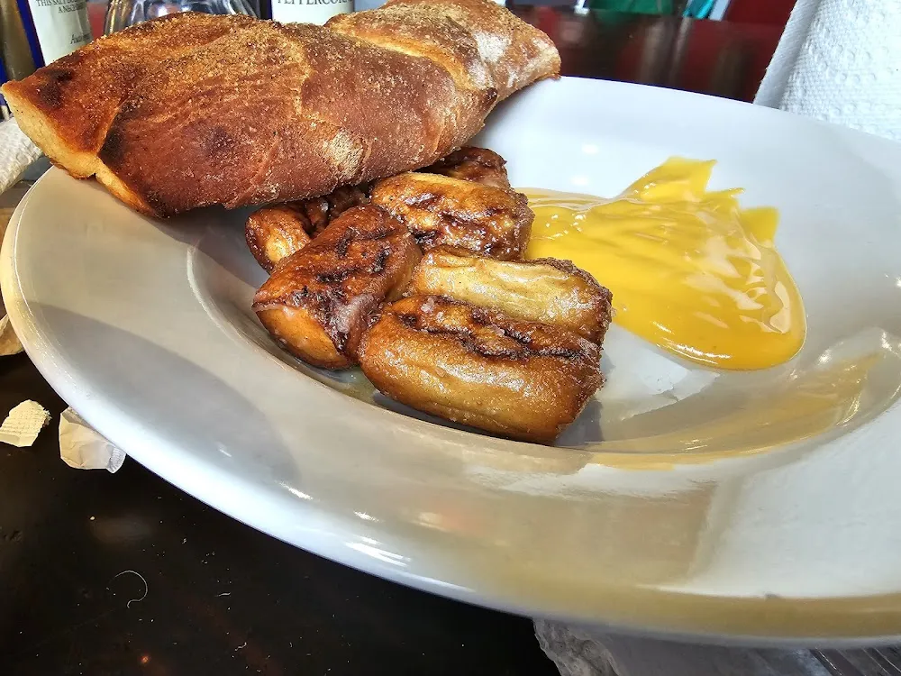 Bread Sticks with Cheese and Cinnamon Sugar Pretzel Bites
