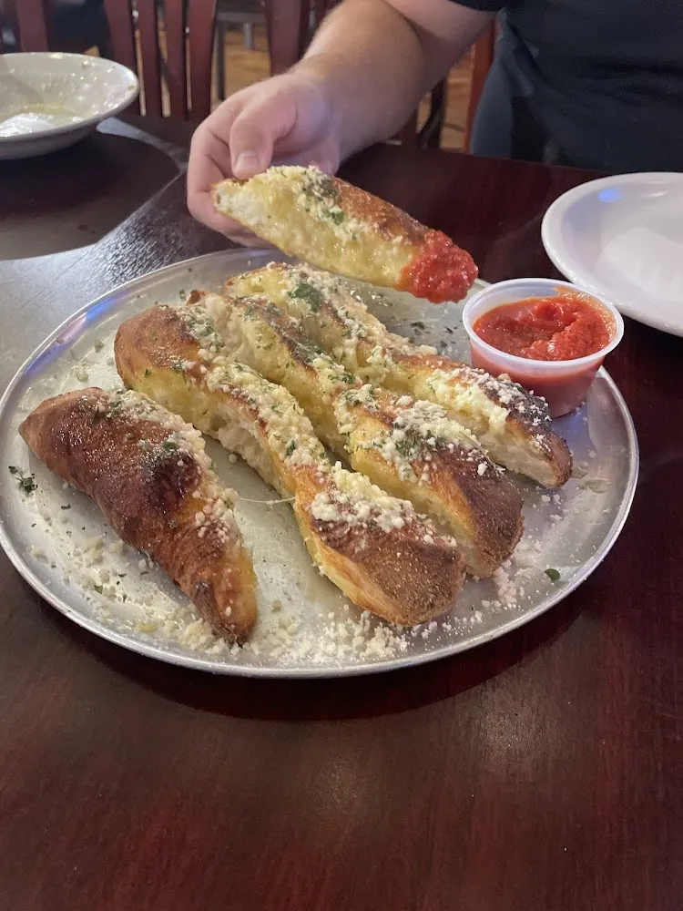 Garlic Breadsticks with Beer Cheese